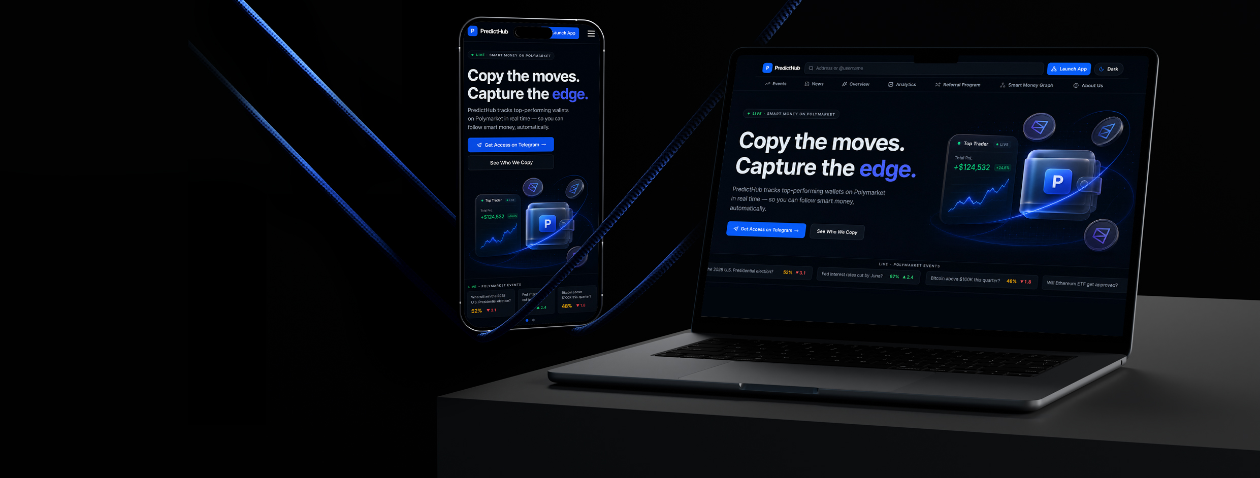 Predict Hub mockup